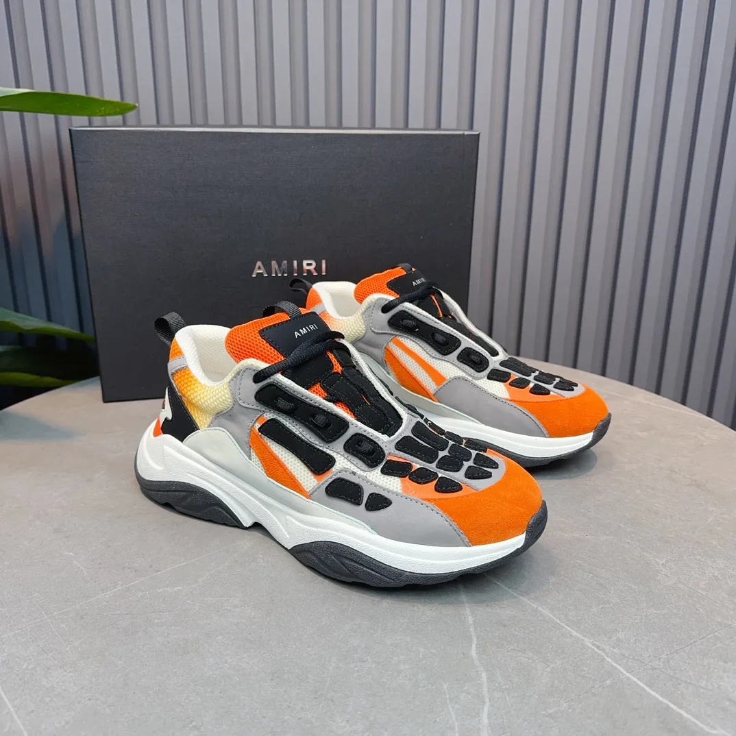 Men's shoes 💰740💰 AMIRI AMIRI fashion brand hot sale 🔥 Available all year round ✅ Official website synchronization Imported fabrics 1⃣️ vs 1⃣️ replica, original factory special original sole, 38-45 (38.45. Non-refundable)